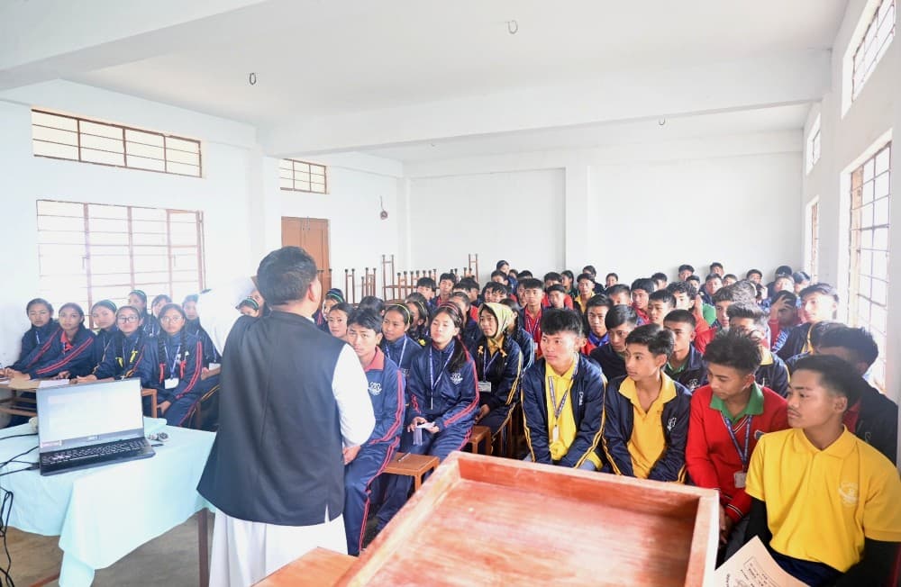 St. Xavier school in Shamator organises motivational talk