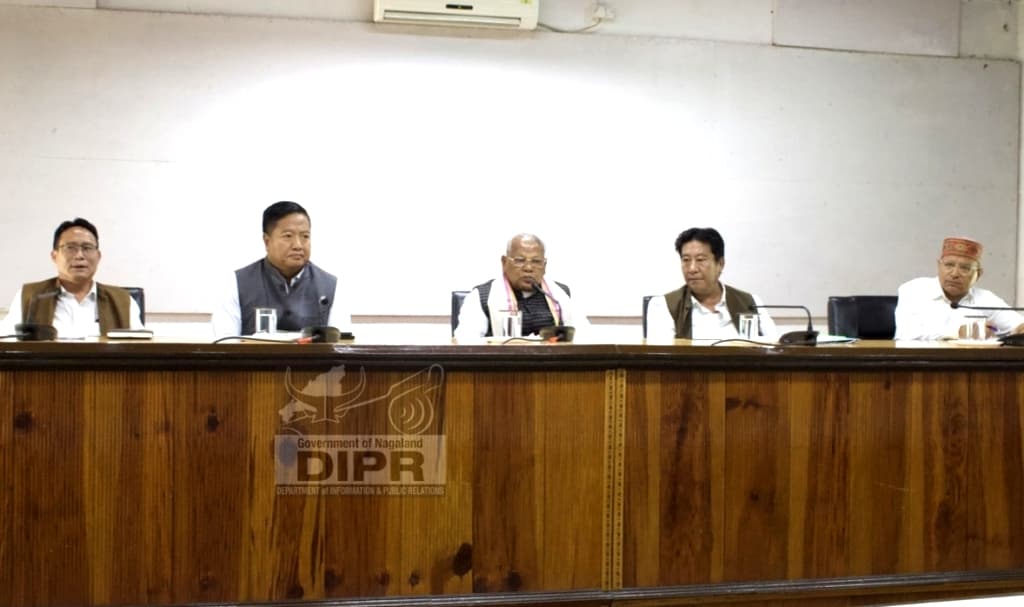 Union Minister Manjhi reviews developmental schemes with Longleng officials