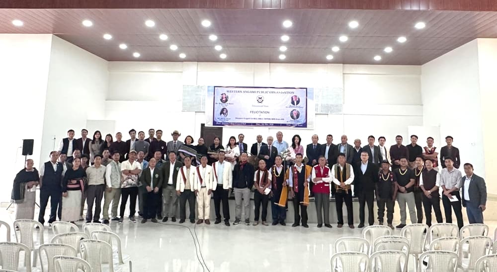 Western Angami Public Organisation felicitates academic achievers