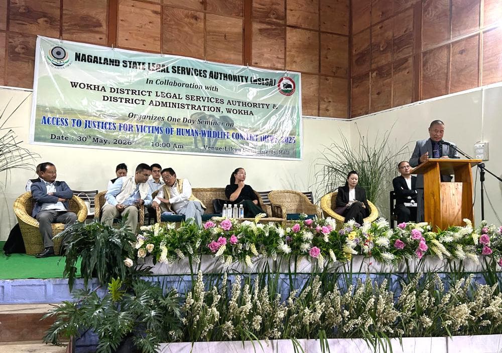 Wokha seminar highlights legal aid for human-wildlife conflict victims