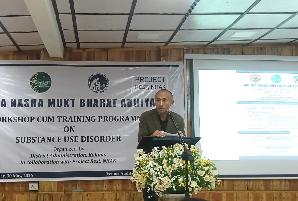 Workshop in Kohima focuses on substance use disorder care