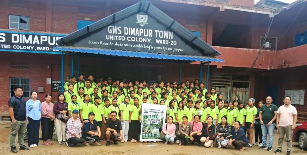 Youth Eco Club, NPCB conduct plantation drive in Dimapur