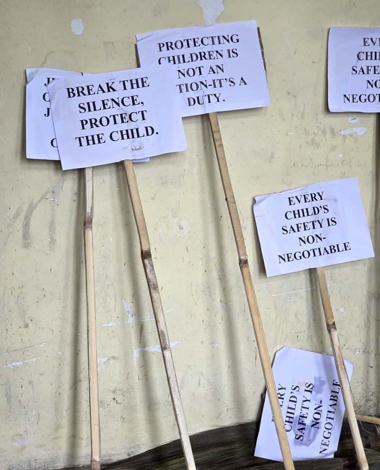 Rally held in Tuensang against child abuse, justice demanded