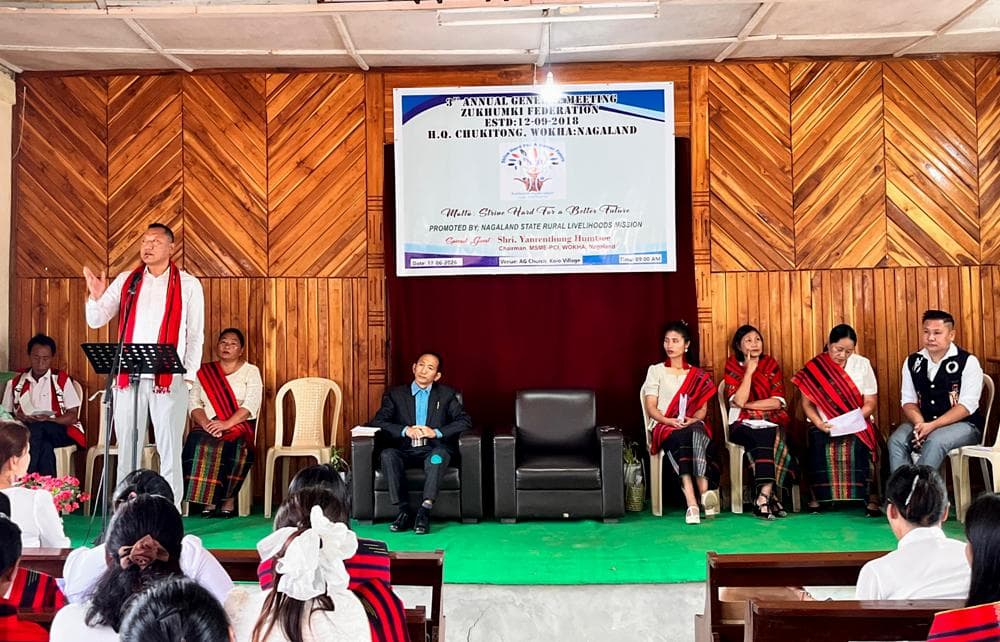 Zukhumki Federation holds third AGM in Wokha focused on economic empowerment