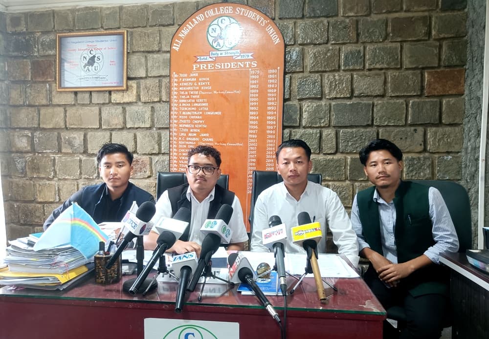 ANCSU blames CM Rio for delaying Kohima Science College project