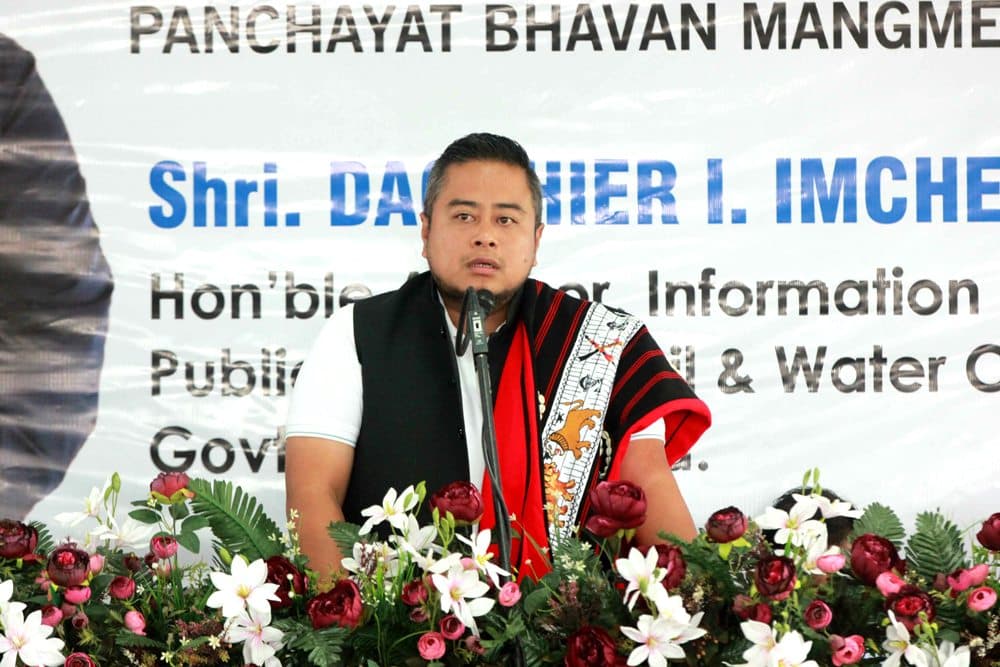 Advisor Daochier Imchen announces INR 20 lakh skill development package