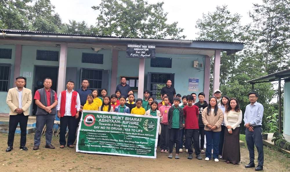Amahator Range Students' Union conducts anti-drug awareness programme in Kiphire