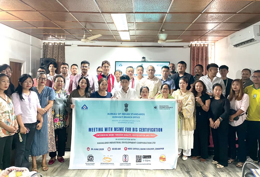 BIS sensitisation programme held for MSMEs in Dimapur