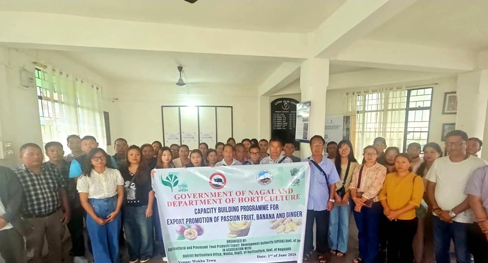 Capacity building programme on horticulture exports held in Wokha