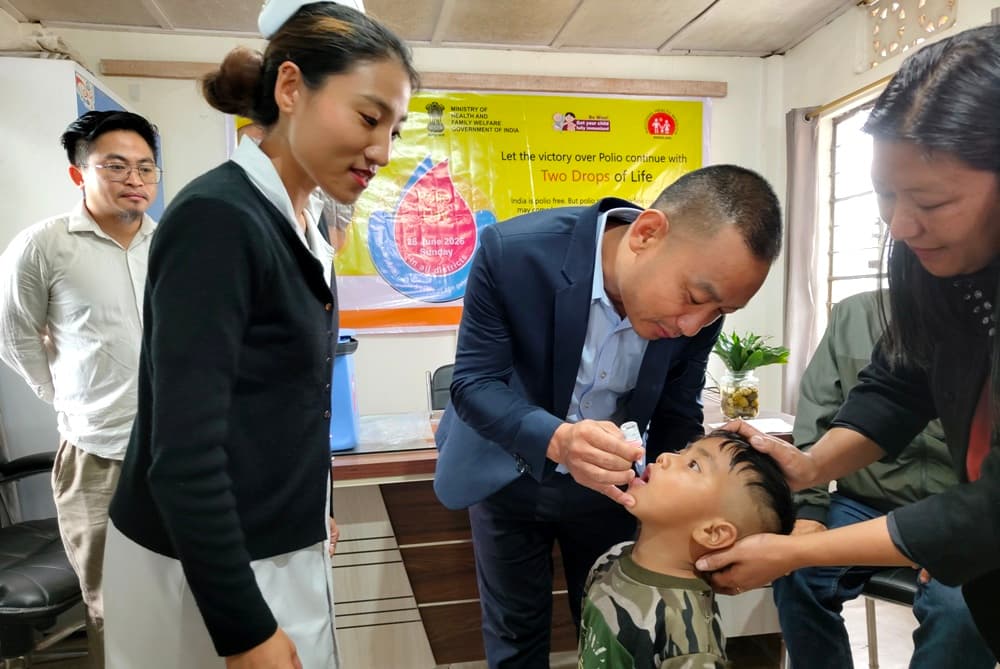 NID polio campaign launched across Nagaland districts
