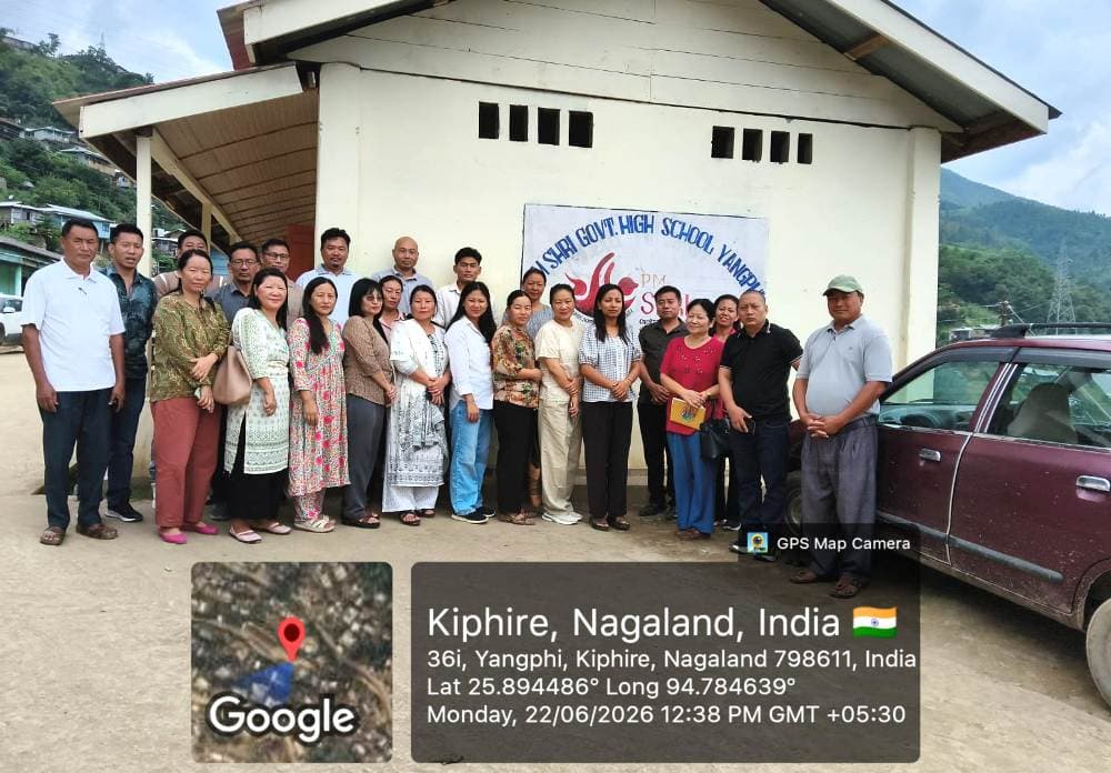 DEO Kiphire visits PM SHRI GHS Yangphi to review academic performance