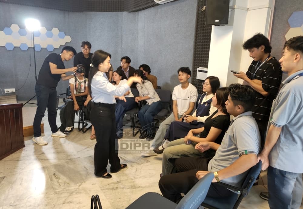 DIPR begins 3-day photography, videography training for interns in Kohima