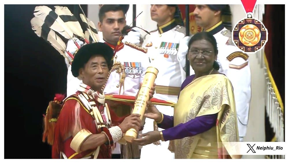 Rio congratulates Padma Shri awardee Guru Sangyusang Pongener