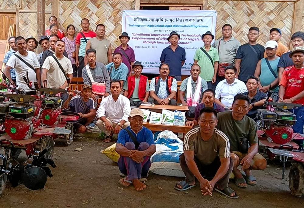 ICAR Nagaland Centre conducts agricultural training in Jaboka
