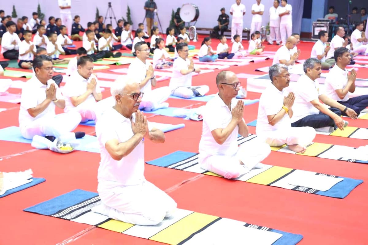 International Day of Yoga observed across Manipur