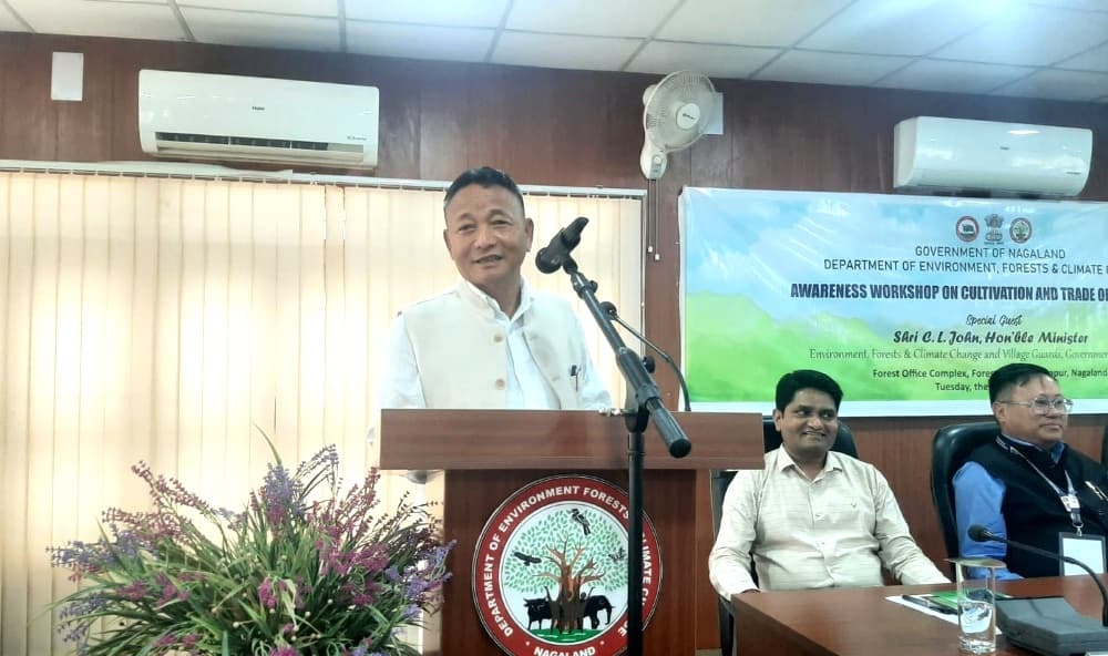 Minister CL John seeks higher agarwood export quota for Nagaland