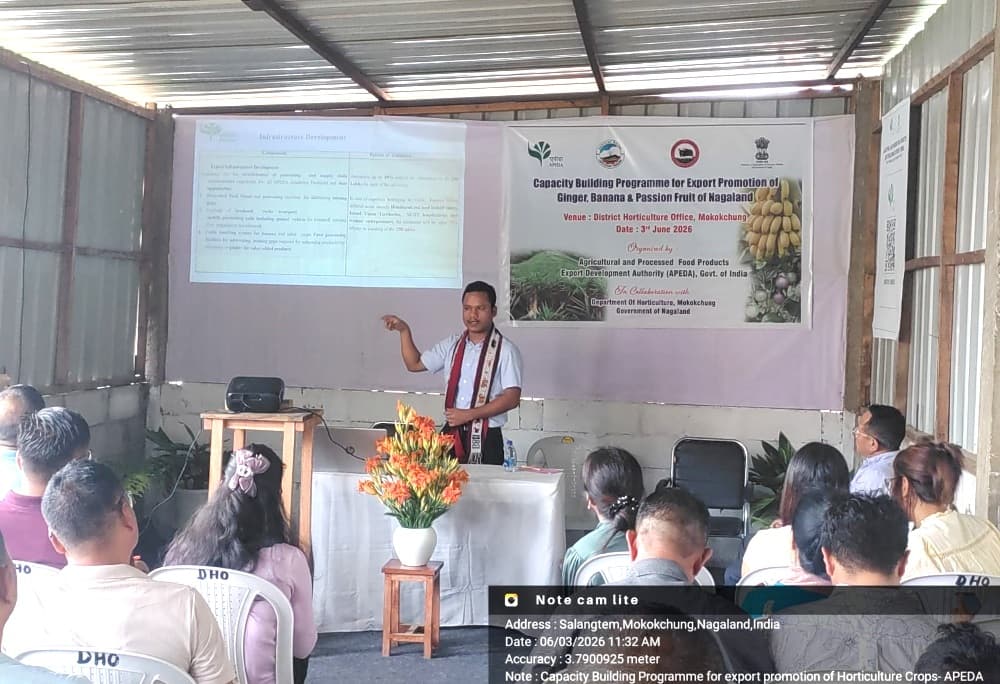 Mokokchung farmers urged to tap global markets through exports