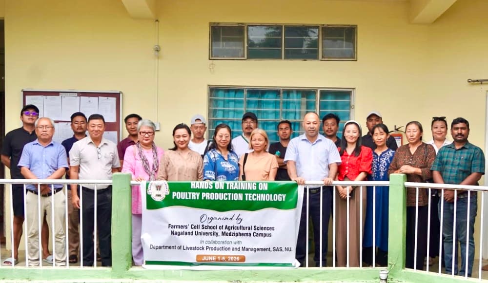 Nagaland University Medziphema hosts 5-day poultry farming training