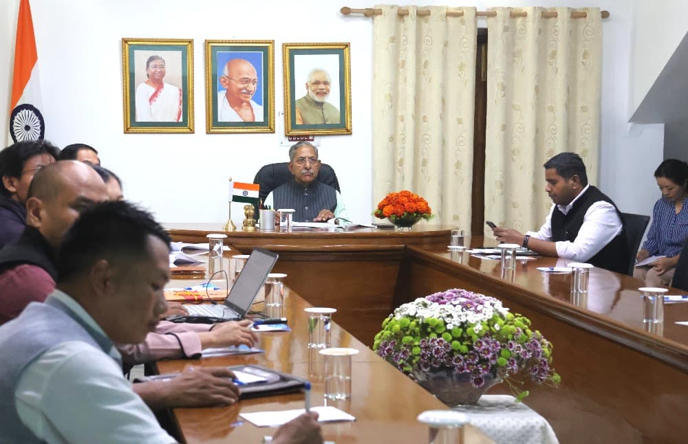 Nagaland Governor chairs review meeting of YRS department