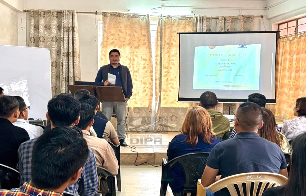 Phase-I Census 2027 training for enumerators begins in Kohima