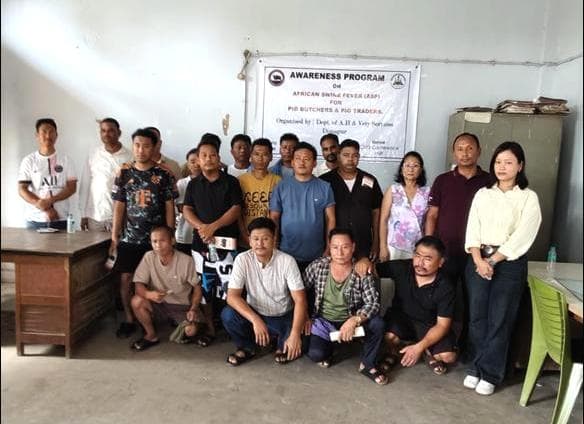 Pig traders, butchers sensitised on African Swine Fever in Dimapur