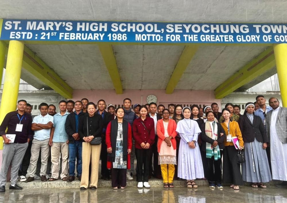 Seyochung Area Students' Union holds coordination meeting for St. Mary's High School