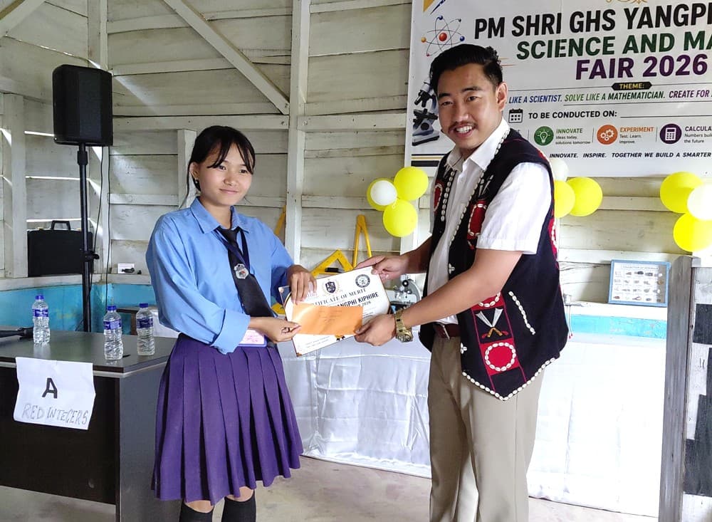 Science and Maths Fair held at PM SHRI GHS Yangphi in Kiphire