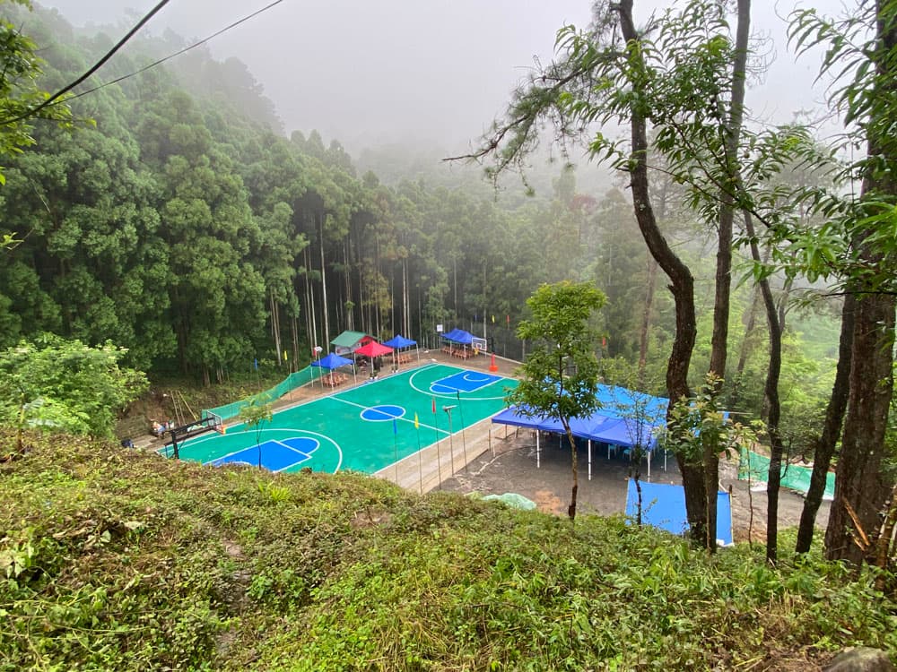 New basketball court opens at Kohima’s Forest colony