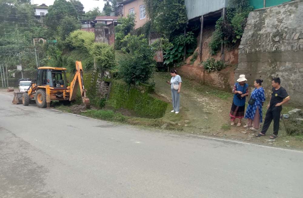 Kohima Municipal Council Ward 1 councillor leads drainage-clearing drive
