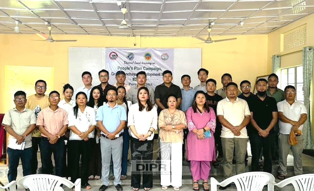 16 departments join Gram Panchayat Development Plan planning training in Peren