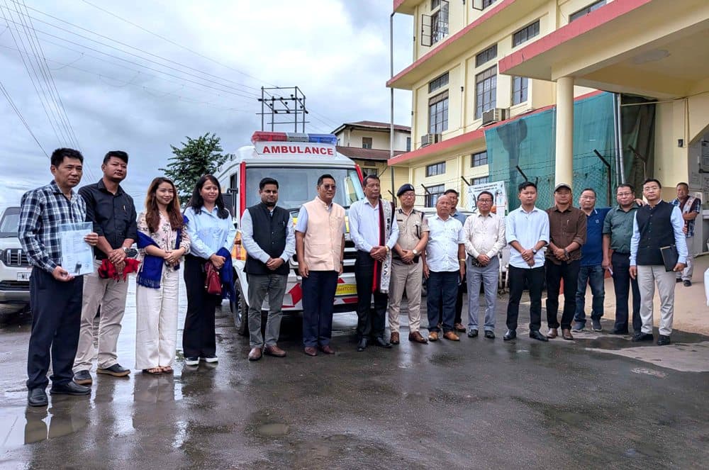 POWERGRID provides ALS ambulance to IMDH Mokokchung