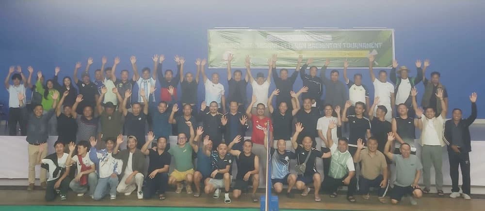 3rd Kohima Chakhesang Veteran Badminton Tournament held