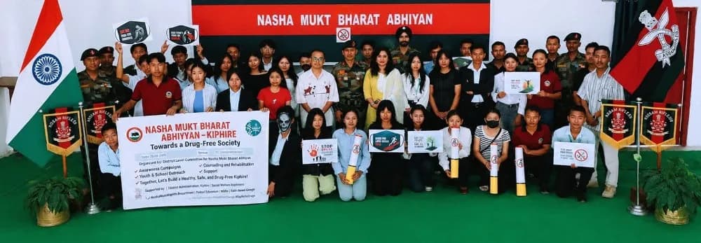 Addiction awareness programme under Nasha Mukt Bharat Abhiyaan held in Kiphire