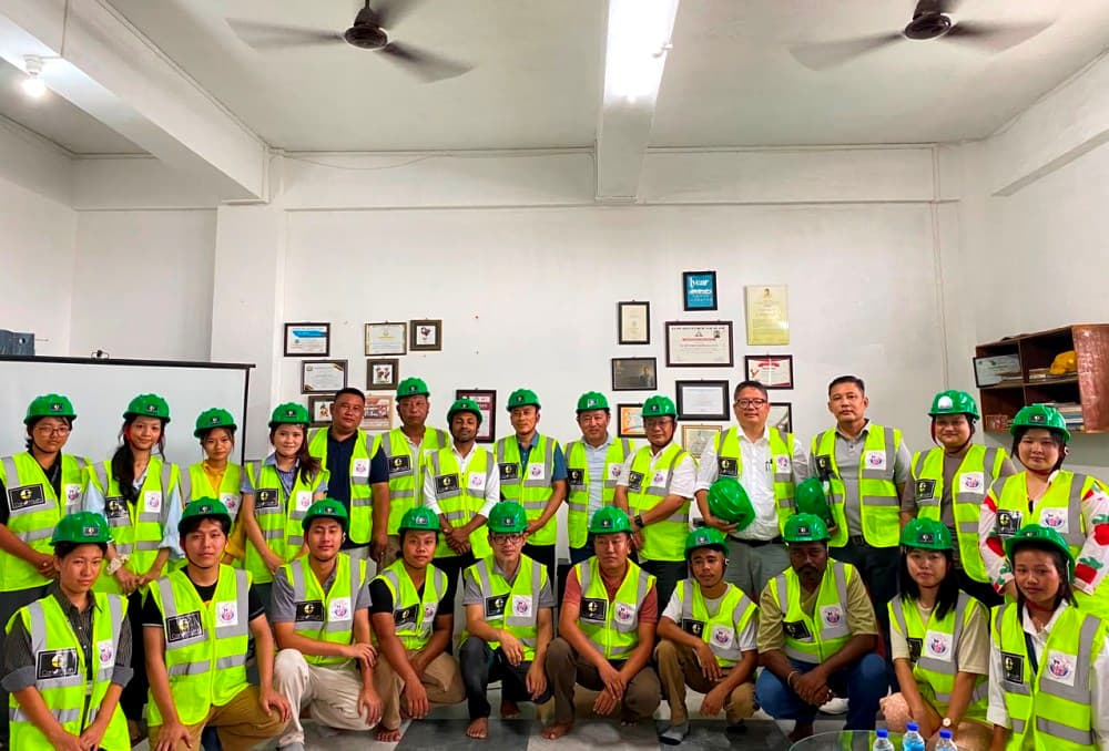 Can Youth distributes safety gear to community first responders in Dimapur