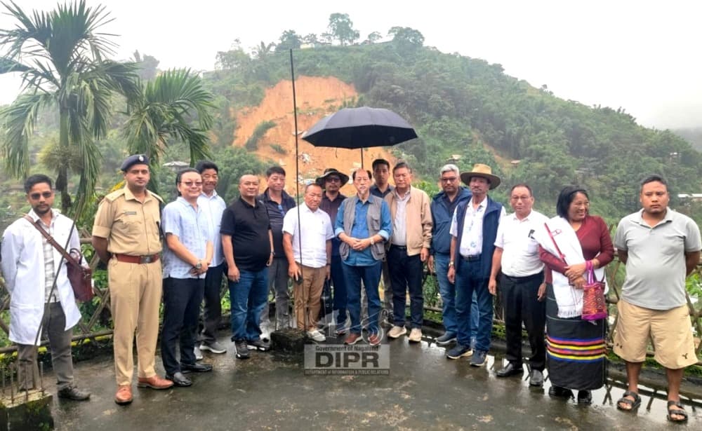Nagaland: Rio visits landslide-hit Mon, announces INR 10 lakh relief; conducts aerial survey of Tizit, Tuli