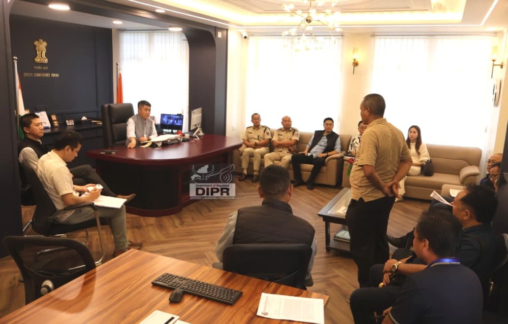 DC Kohima holds meeting with truckers on highway restrictions