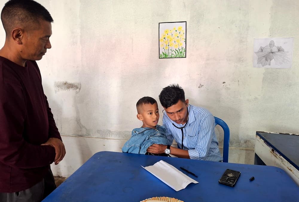 Free health camp held at Wokha village