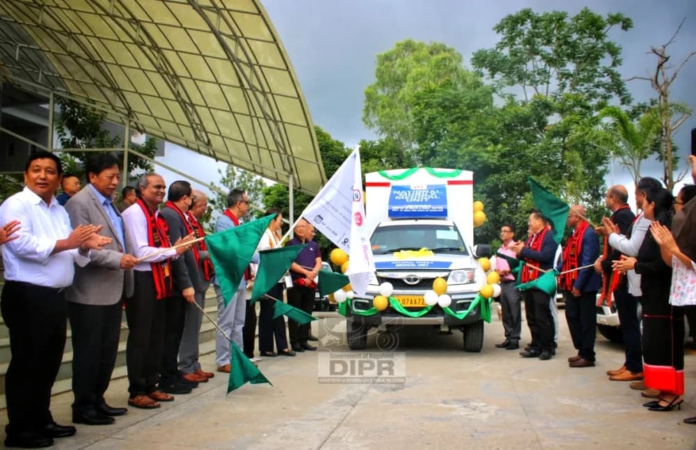 GPS-enabled mobile medical unit launched for Noklak district