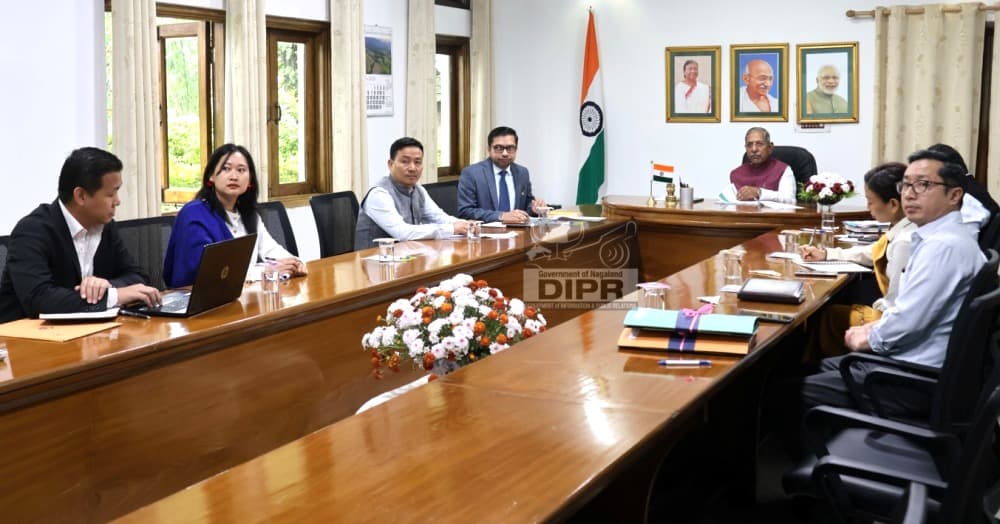 Governor Nand Kishore Yadav reviews IDAN programmes in Kohima