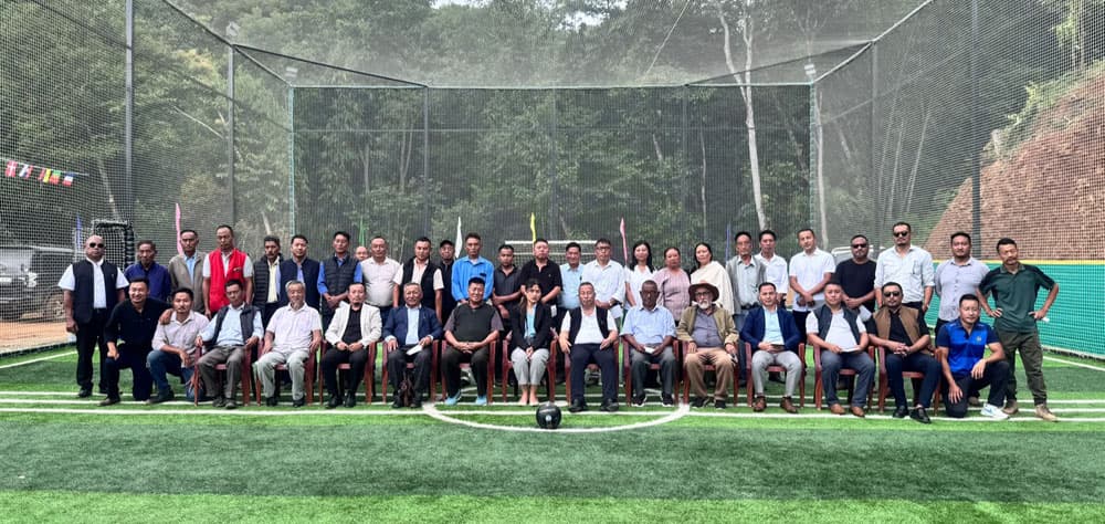Kudecho Khamo inaugurates LADP iconic futsal court in Chetheba