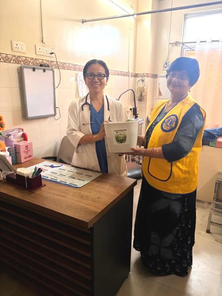 Lions Club of Dimapur Blue Venda launches Lions Branding Project at Eden Hospital