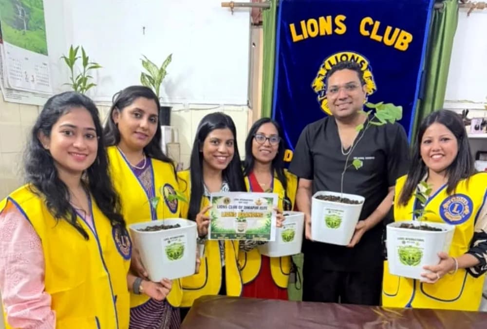 Lions Club of Dimapur Elite organises environmental conservation campaign