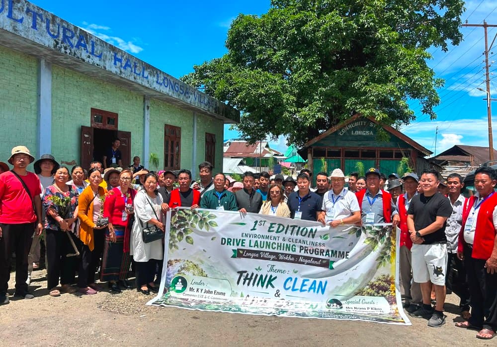 Longsa village launches first environment & cleanliness drive