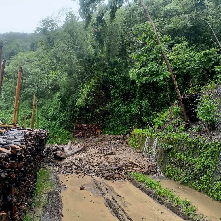 Four dead in Mon as landslides, floods cut off district