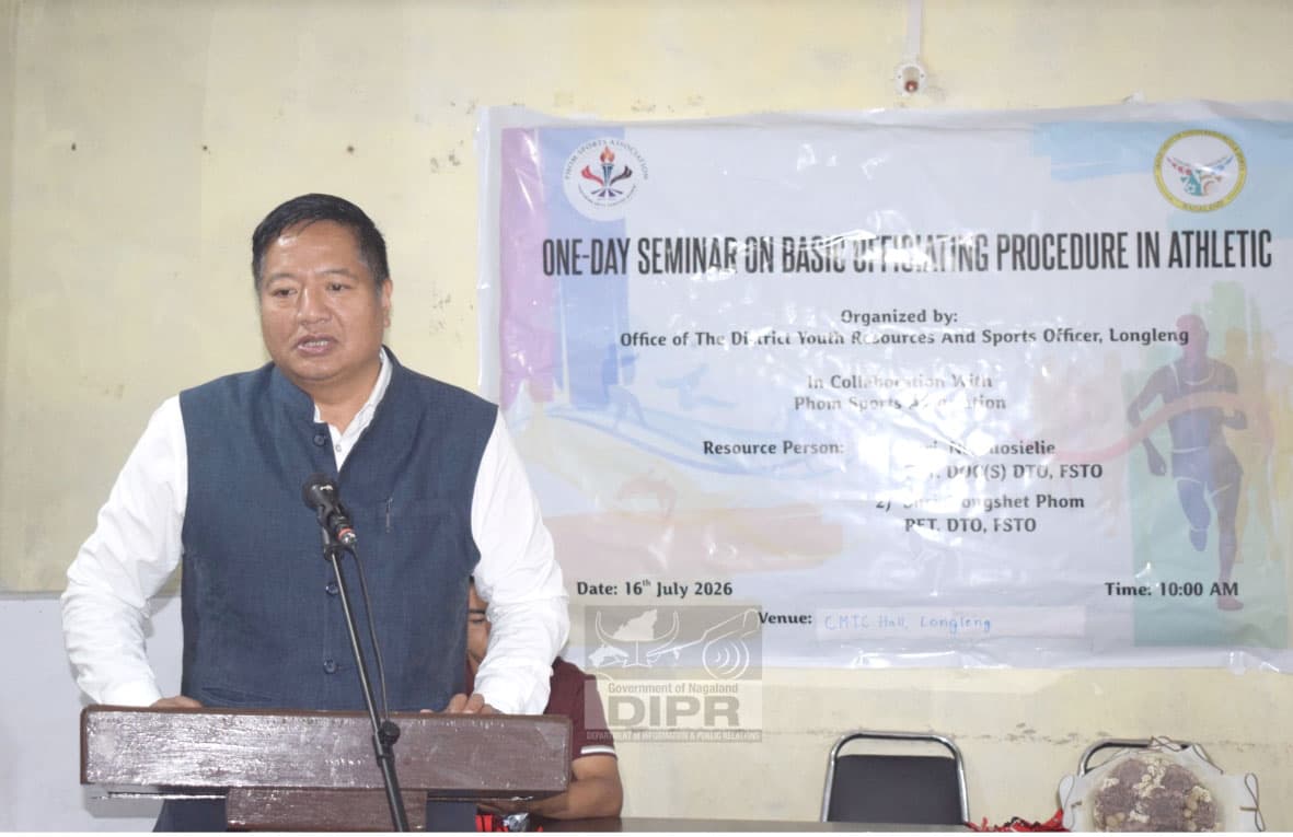 One-day athletics officiating seminar held in Longleng