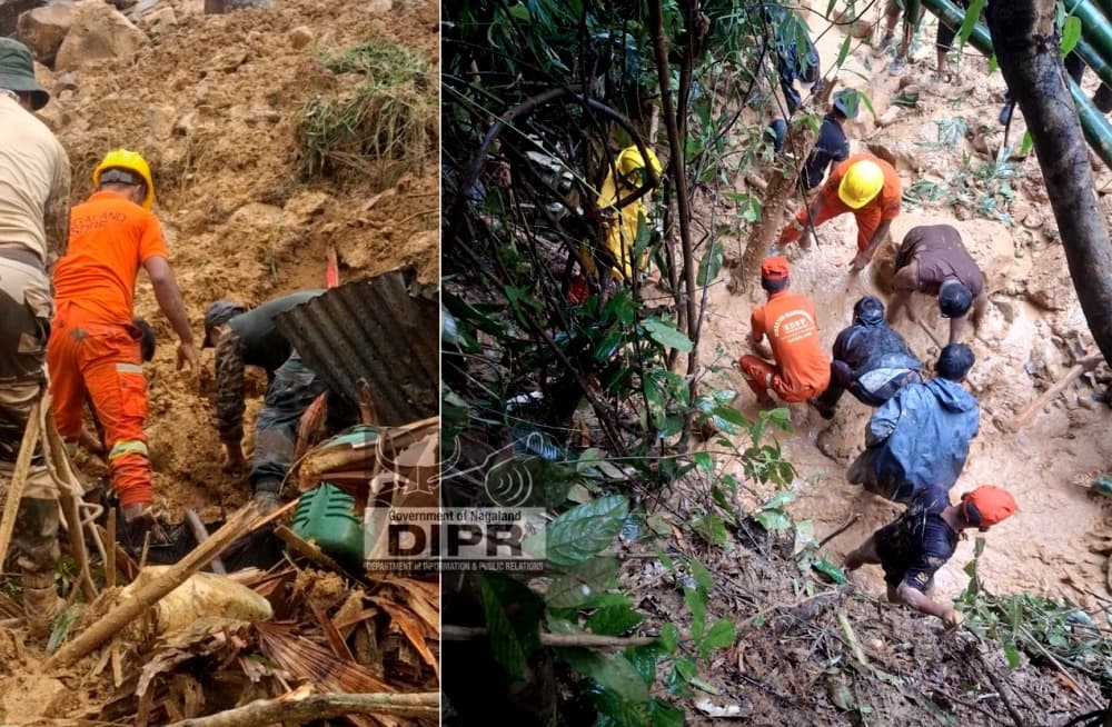 Nagaland announces relief for Mon landslide victims, flood-hit districts