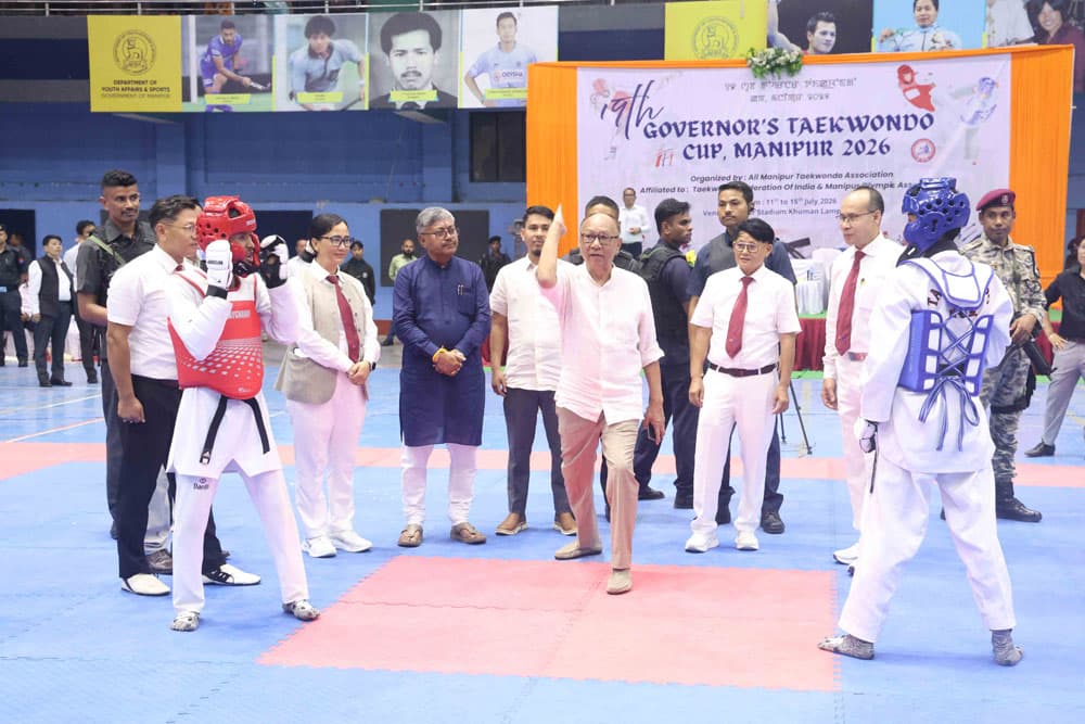 Governor's Taekwondo Cup 2026 begins in Imphal