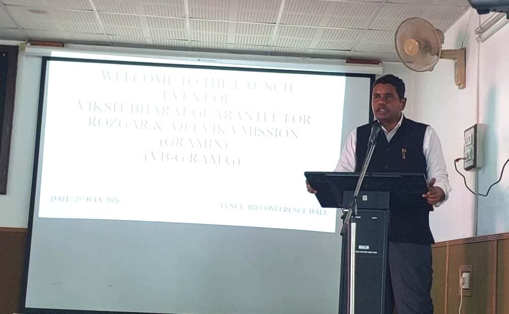 VB-G RAM G to strengthen rural livelihoods in Nagaland — Thavaseelan K