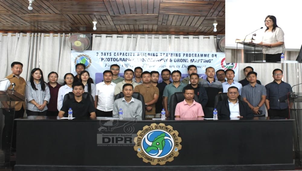 Nagaland Water Resources department holds training on photography, drone mapping for officers