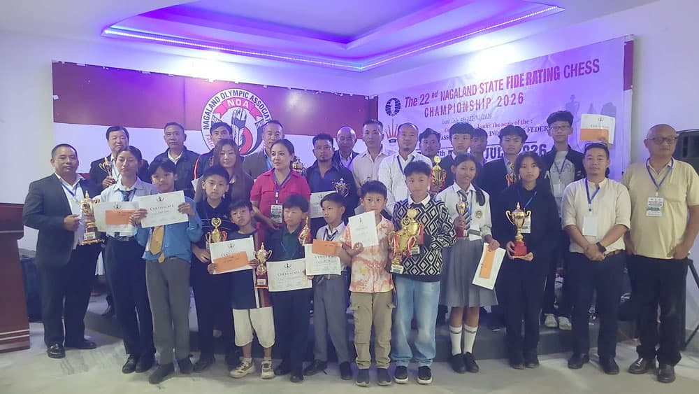 Nagaland State FIDE Rating Chess Championship 2026 concludes in Kohima
